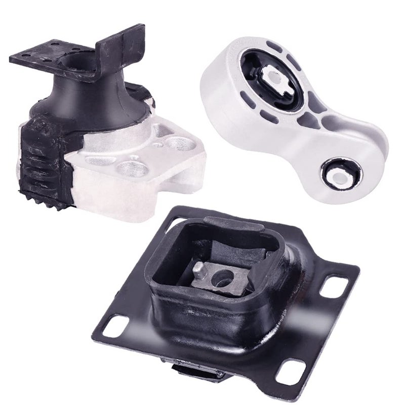 Patewin 3PCS Engine Motor Mount Set Compatible with Ford Focus 2008-2011 L4 2.0L, Replace# A5322 A2986 A5312 Transmission Mount Torque Strut Mount - Image 1